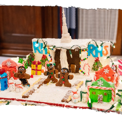 Roosevelt High School and the Petworth neighborhood made of gingerbread 