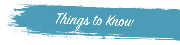 Things to Know Header 