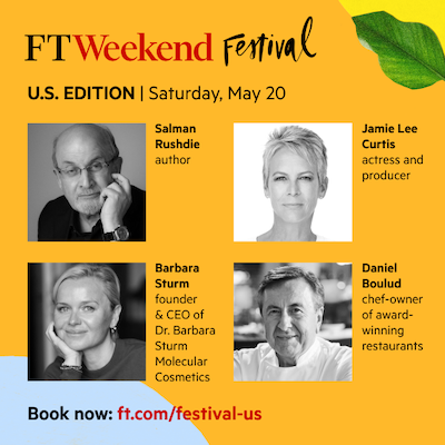 FT Weekend Festival flyer 