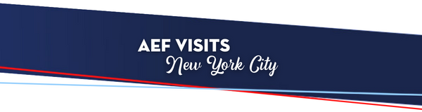Header image - AEF visits New York City 